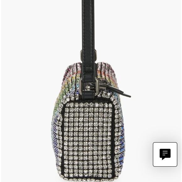 Kurt Geiger Rare Limited Edition Rainbow Crystal Shoulder Bag With Dustcover - Picture 14 of 15